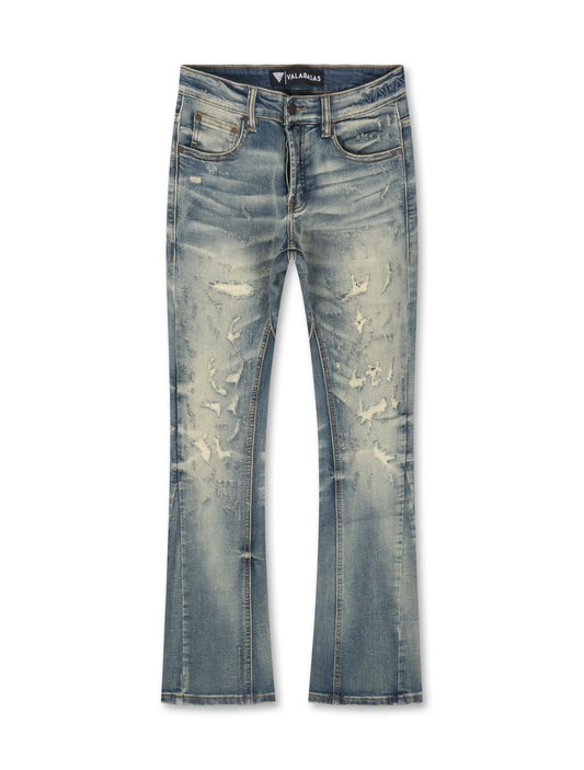 Valabasas Hibet Stacked Jeans - Vintage Blue