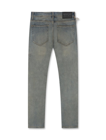 Melee V12 Jean - Blue Oil Wash