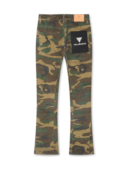 Valabasas Recon Stacked Jeans - Foliage Green