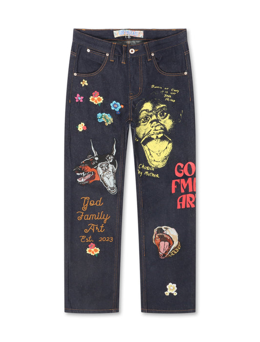 GFA Manasseh Humble Relaxed Jean - Raw Denim