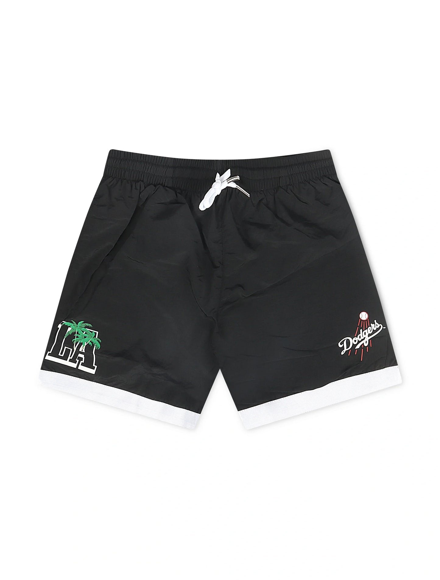 Mitchell & Ness Dodgers In the City Nylon Shorts - Black