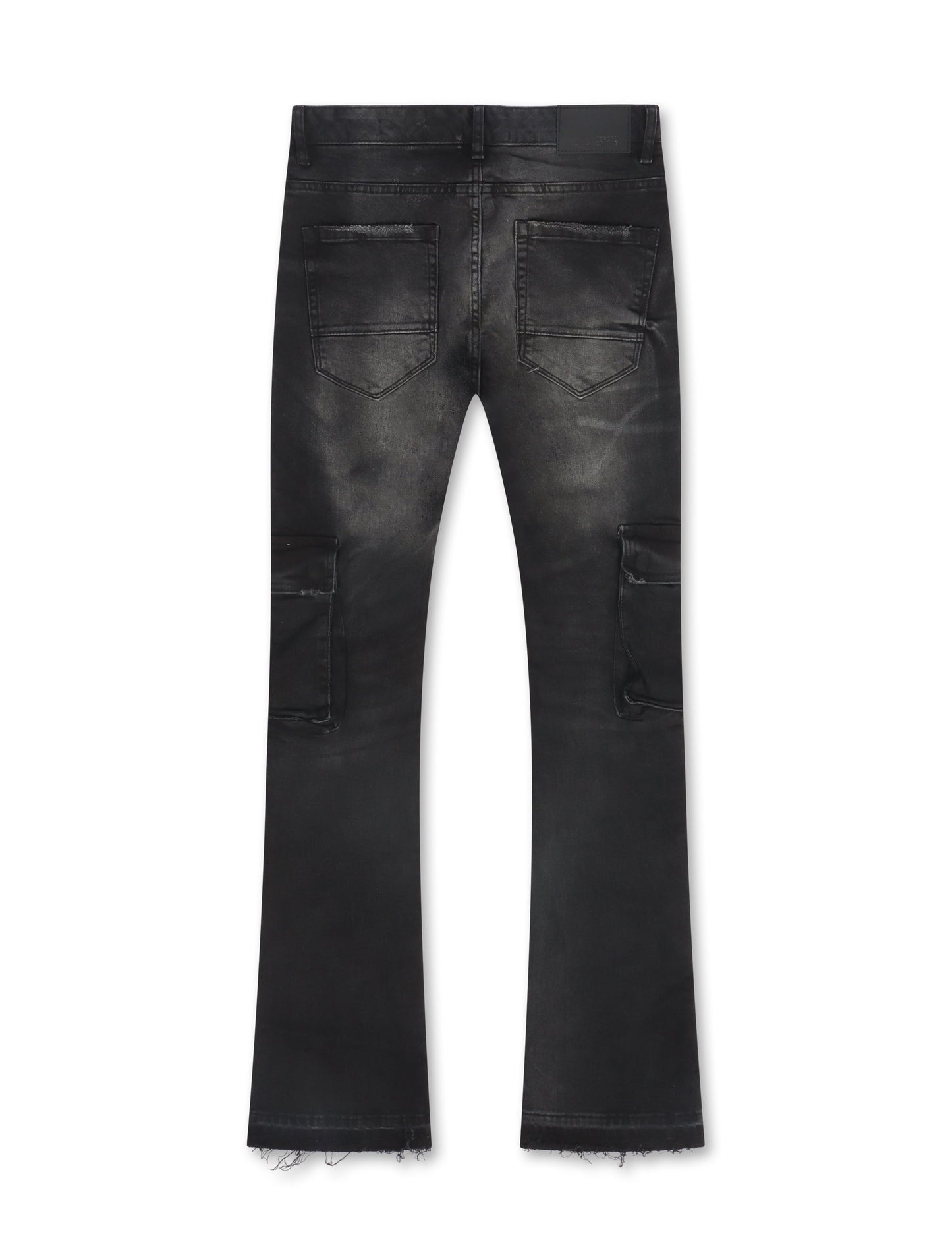 Jordan Craig Cargo Stacked Jean - Black