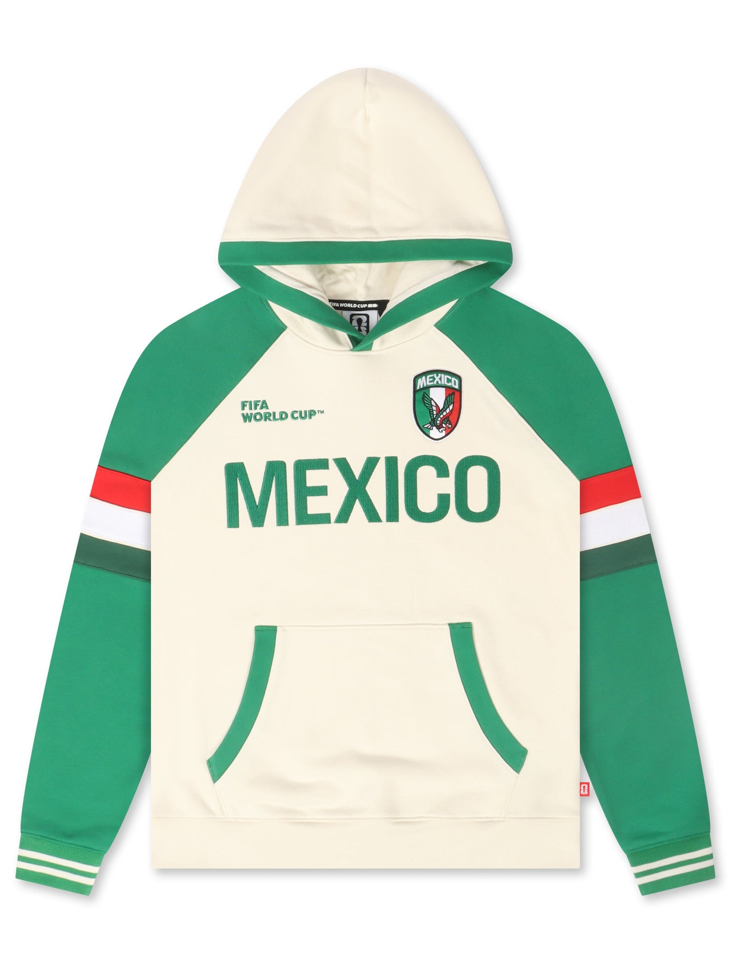 FIFA 2026 Mexico Raglan Hoodie - Cream