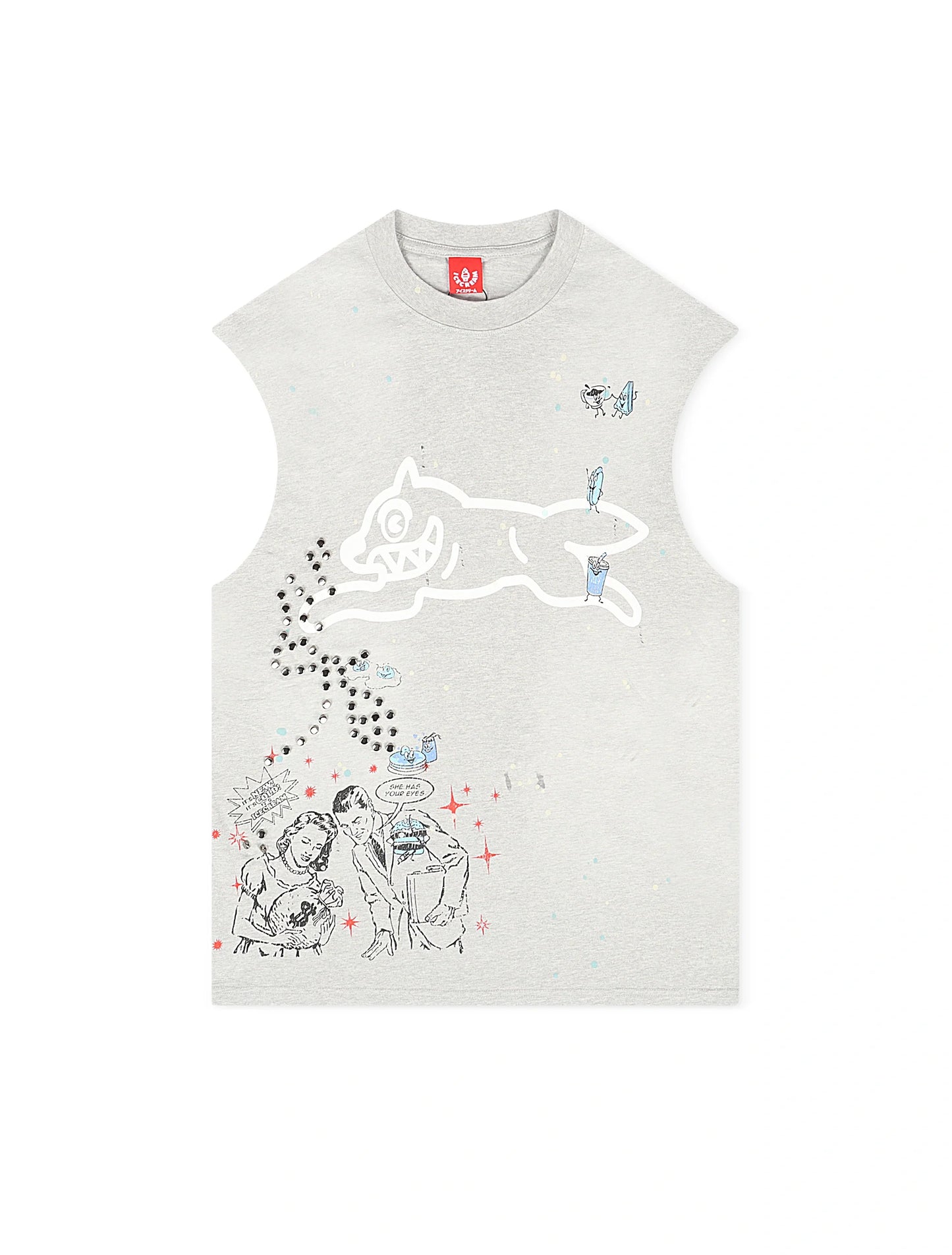 Icecream Samus Tank - Heather Grey