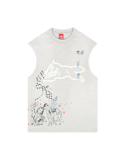 Icecream Samus Tank - Heather Grey