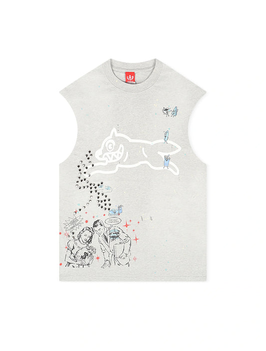 Icecream Samus Tank - Heather Grey