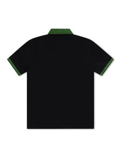 Psycho Bunny Montebello Pique Polo - Black