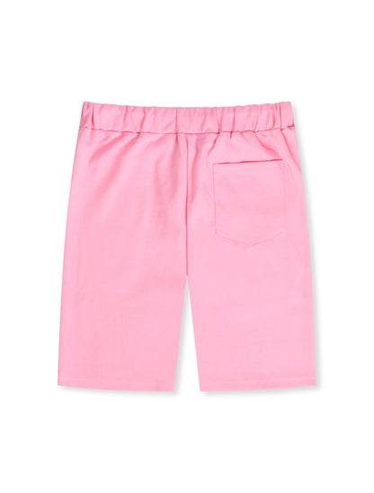 Majestik Pique Cut and Patch Shorts - Pink