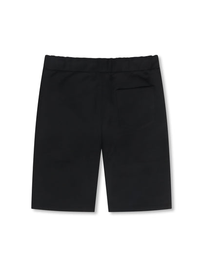 Majestik Pique Cut and Patch Shorts - Black