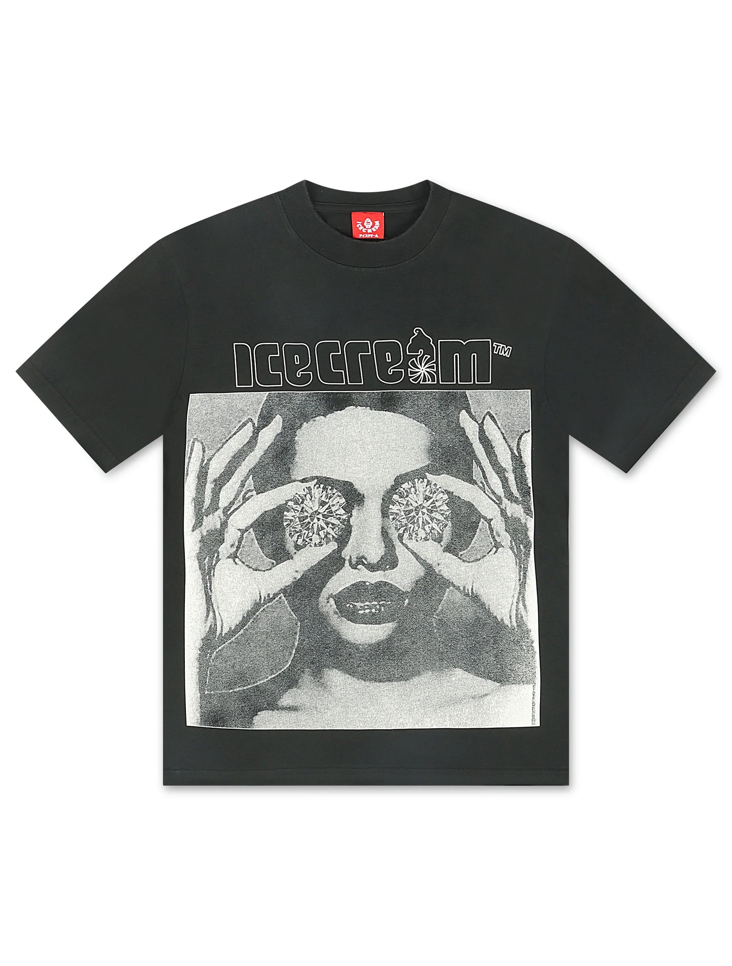 Icecream These Eyes Knit Tee - Jet Set