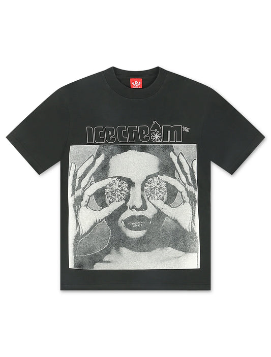 Icecream These Eyes Knit Tee - Jet Set