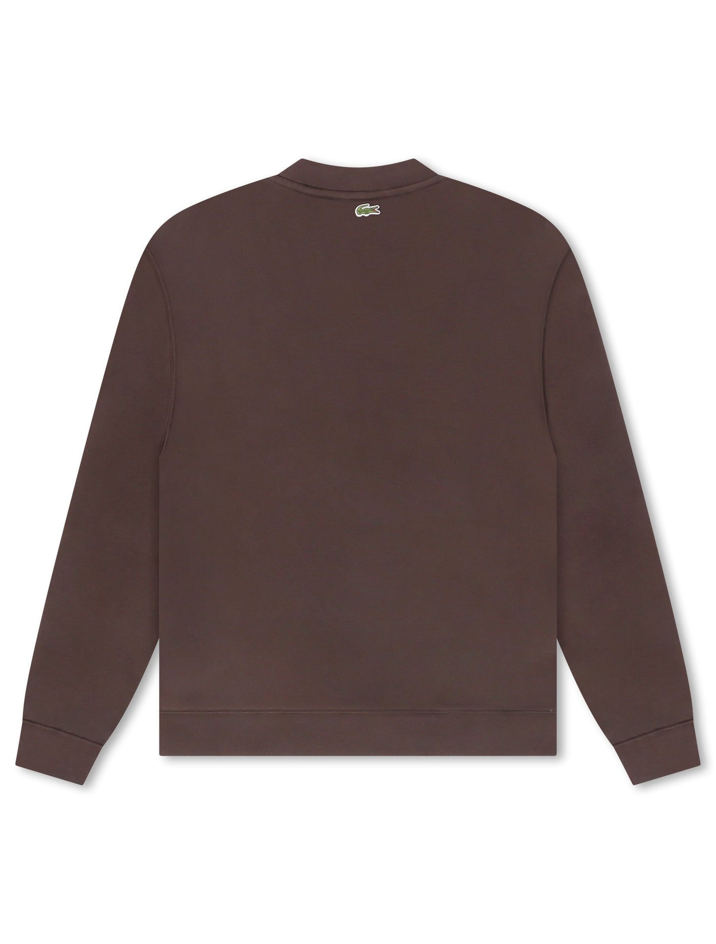 Lacoste Embroidered Shield Fleece Sweatshirt - Brown