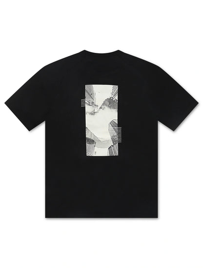Boss Green Stripe Zone Tee - Black