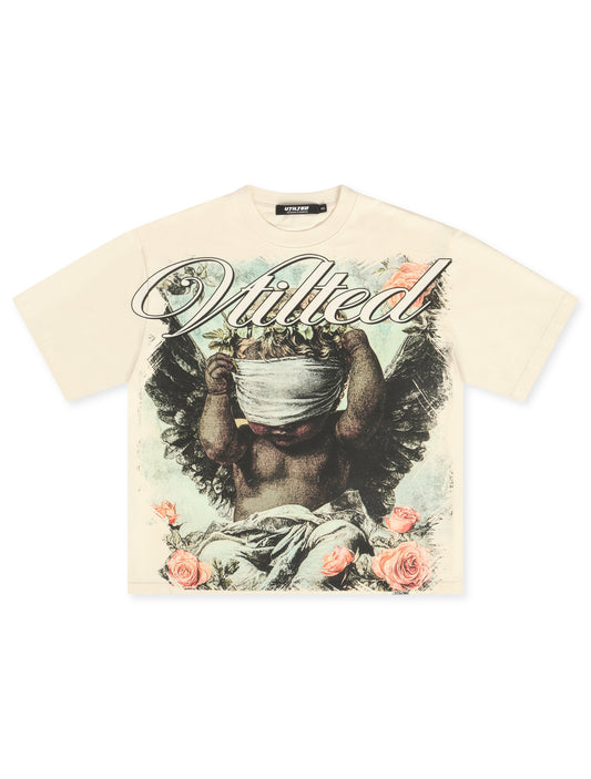 Vtilted Blossom Tee - Cream