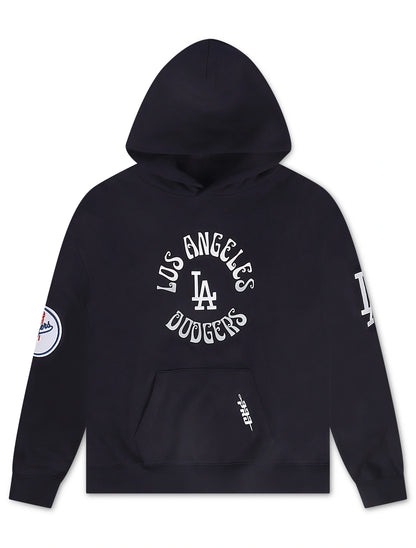 Pro Standard Los Angeles Dodgers Retro Stack Hoodie - Navy