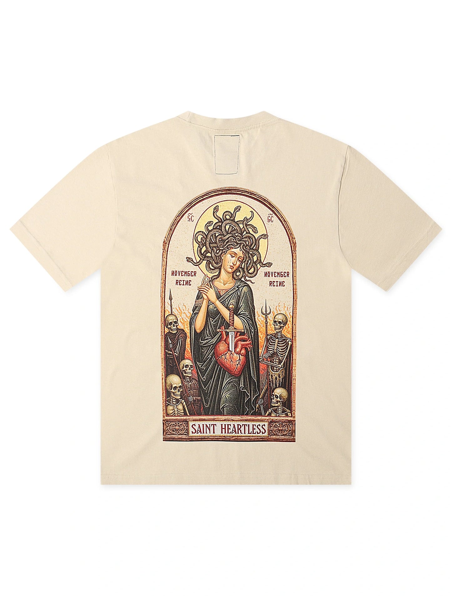 November Reine Saint Heartless Tee - Tan