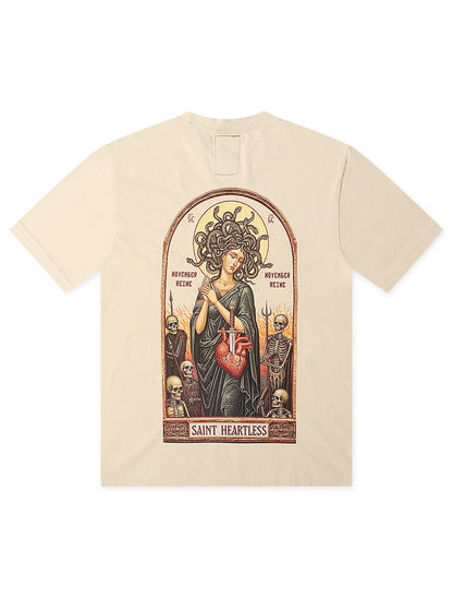 November Reine Saint Heartless Tee - Tan