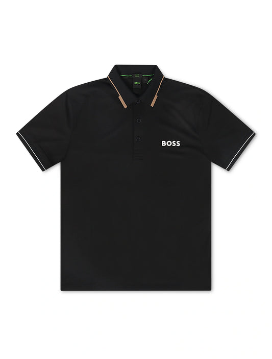 Boss Green Paul Pro Polo - Black