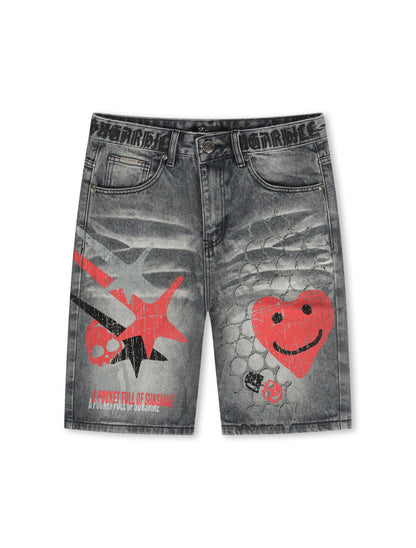 Sugarhill Sunshine Jorts - Grey Wash