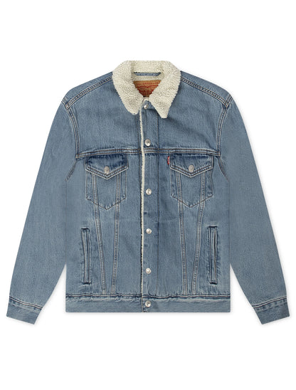 Levi's Type 3 Sherpa Trucker Jacket - Stonewash