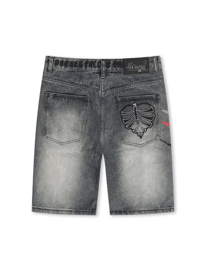 Sugarhill Sunshine Jorts - Grey Wash