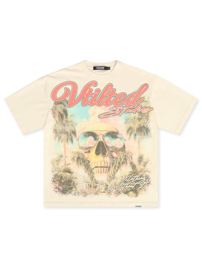 Vtilted Psalms Tee - Cream