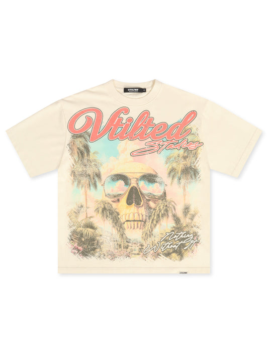 Vtilted Psalms Tee - Cream