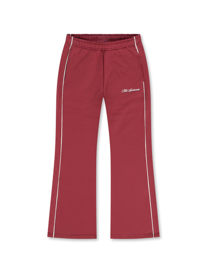 Nike Womens Studio Fleece Wide Leg Pants - Pink Smoke