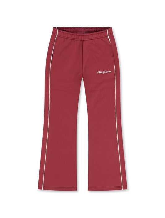Nike Womens Studio Fleece Wide Leg Pants - Pink Smoke