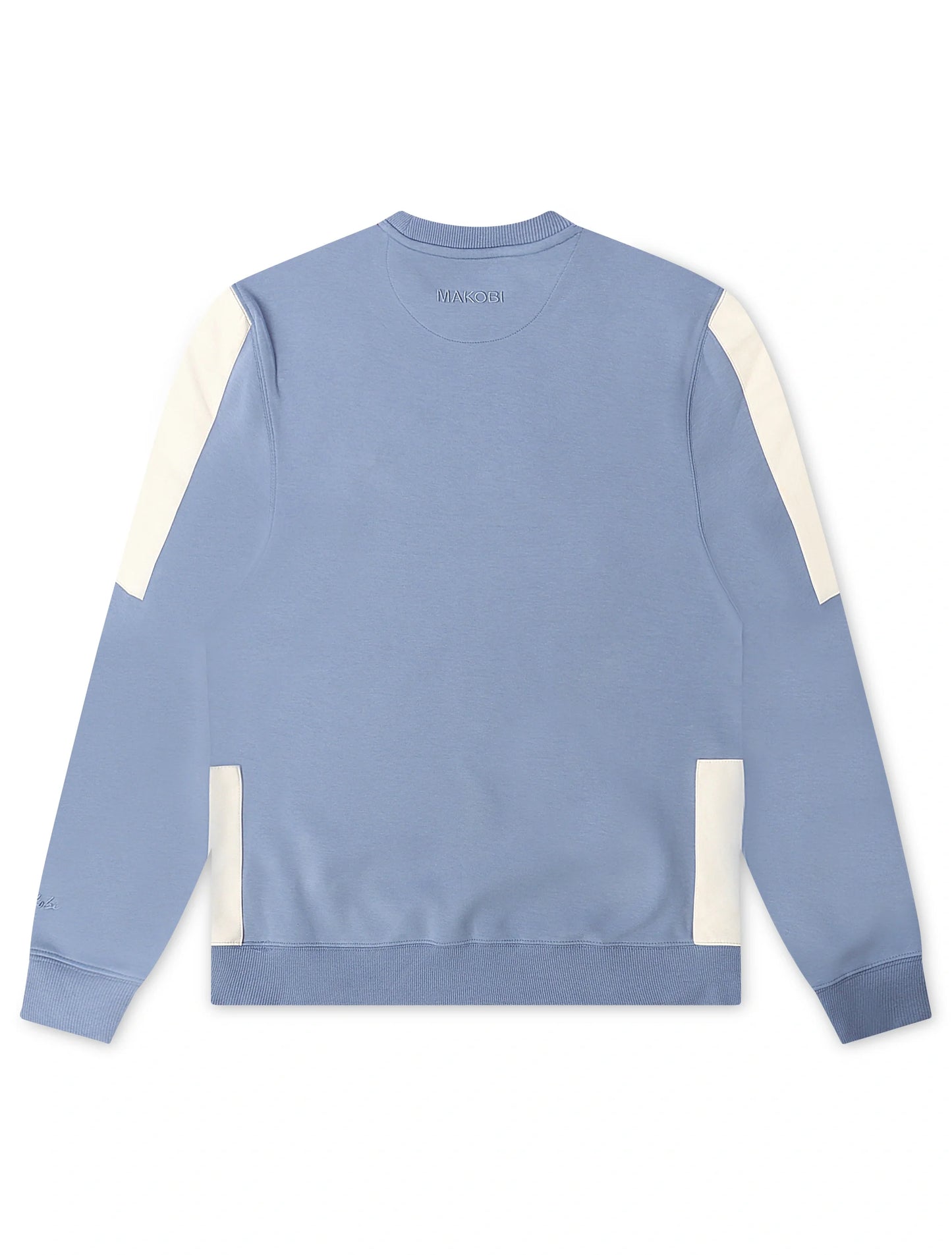 Makobi Star Rhinestone Crewneck - Smoke Blue
