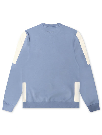 Makobi Star Rhinestone Crewneck - Smoke Blue
