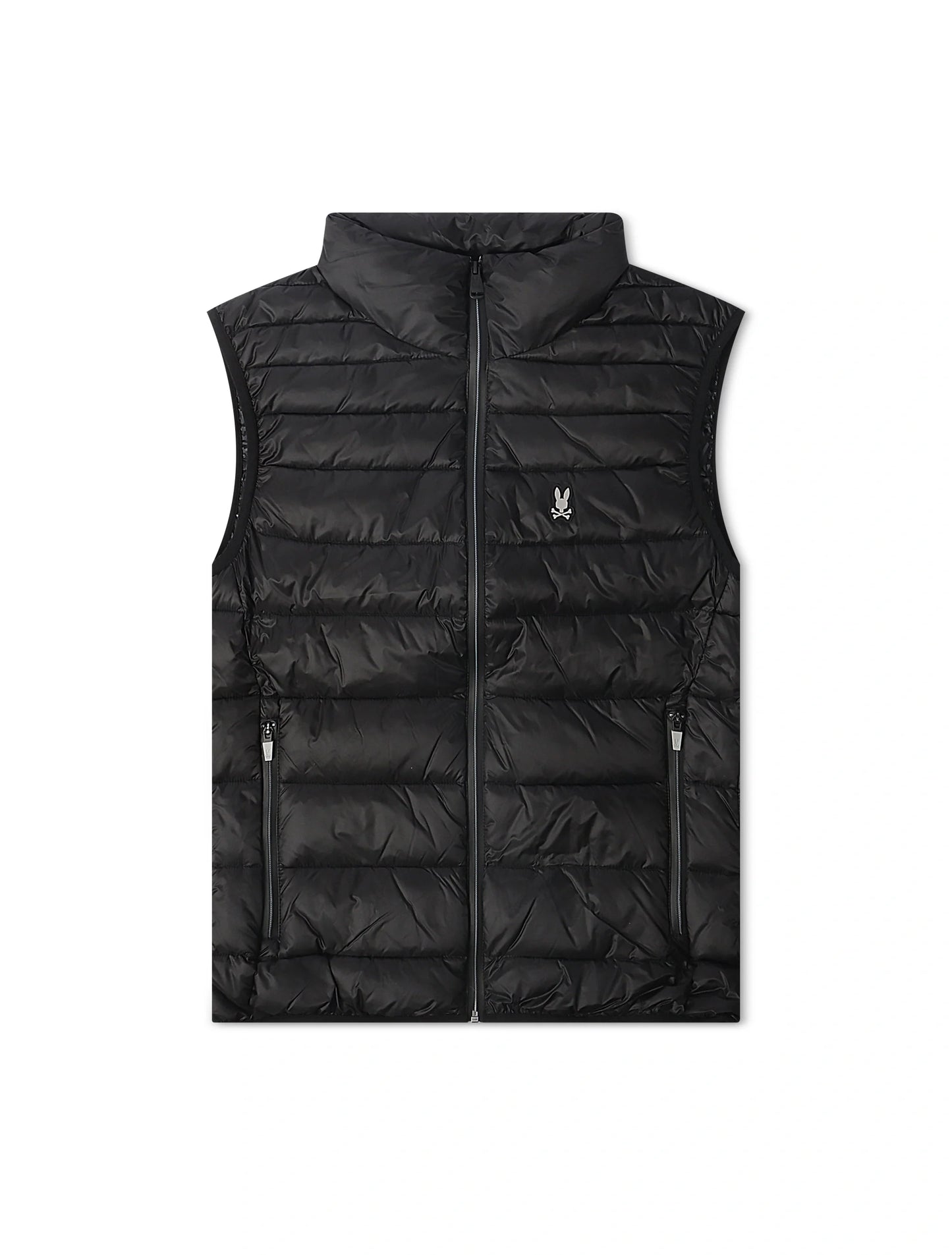Psycho Bunny Blythe Packable Puffer Vest - Black