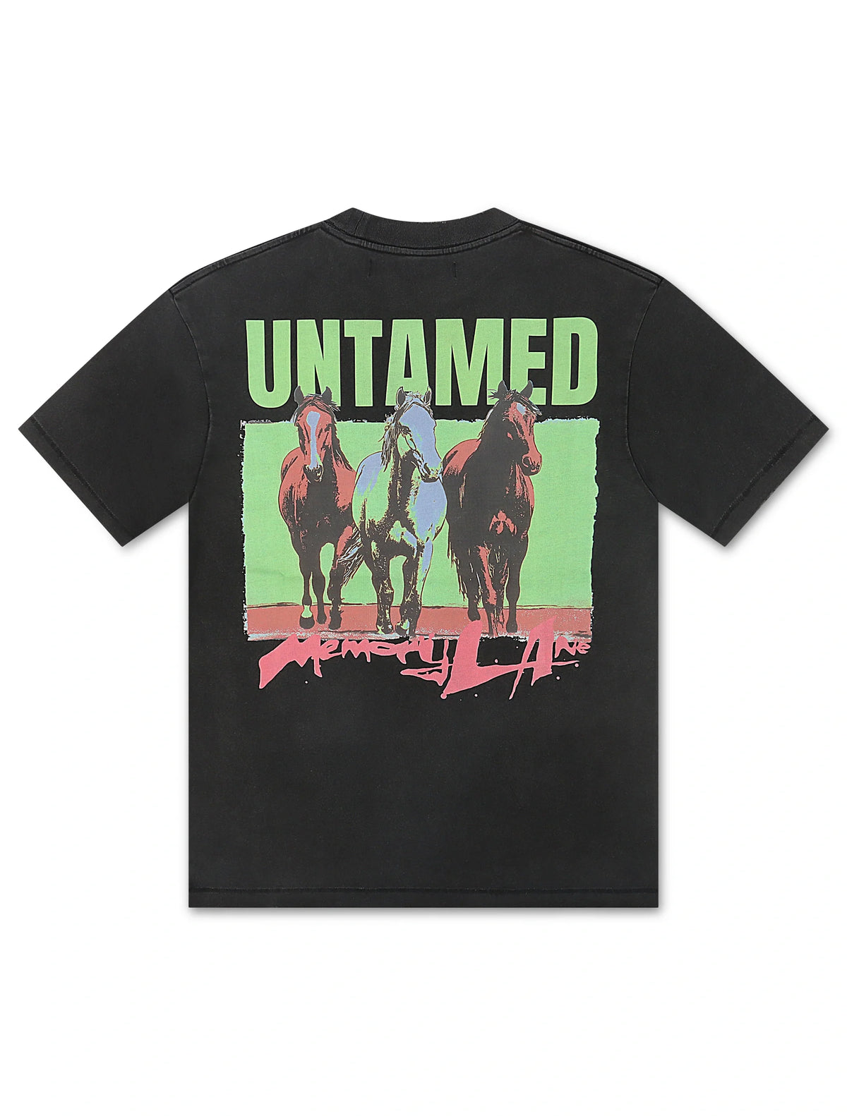 Memory Lane Untamed Tee - Vintage Black