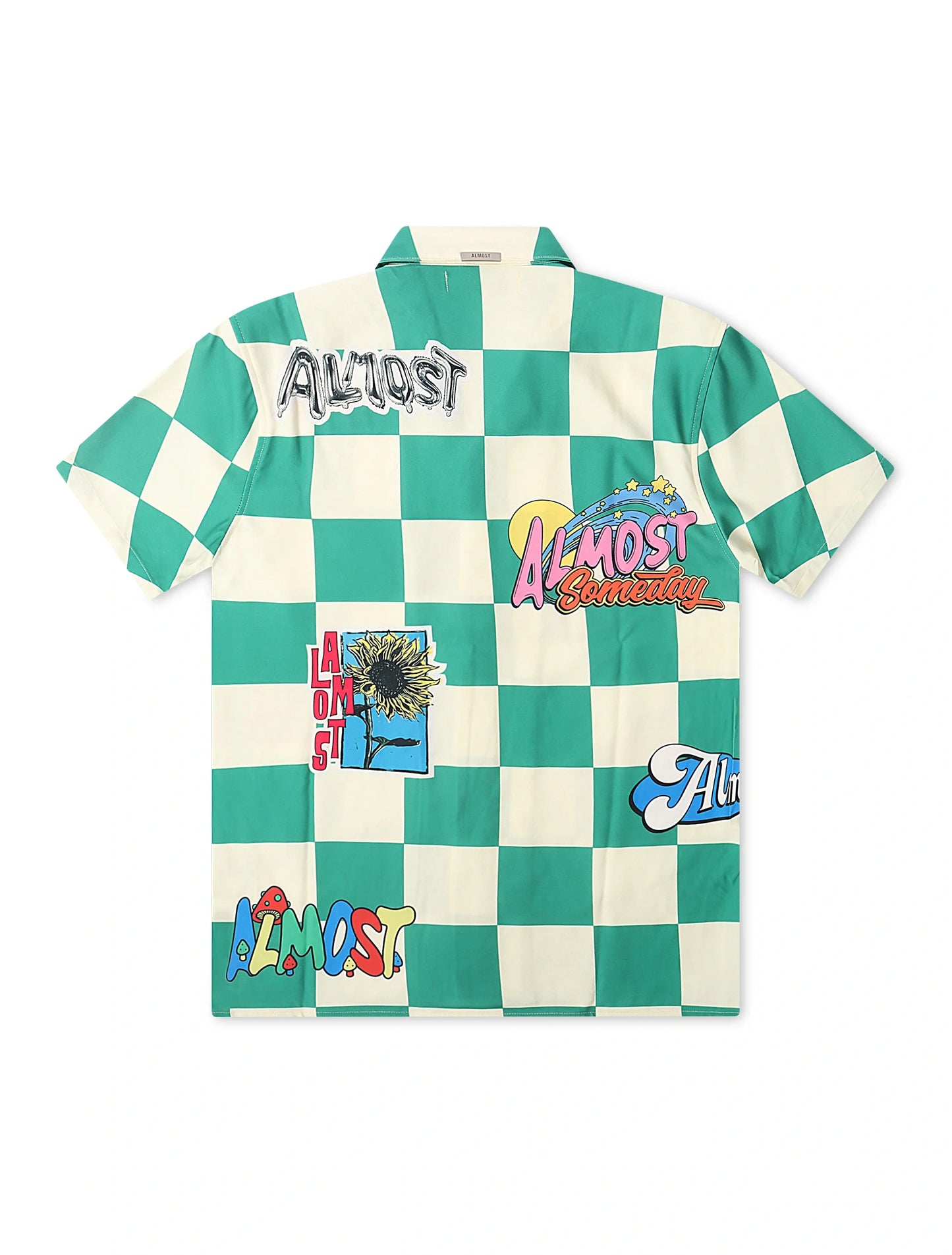 Almost Someday Hendrix Button Up - Green