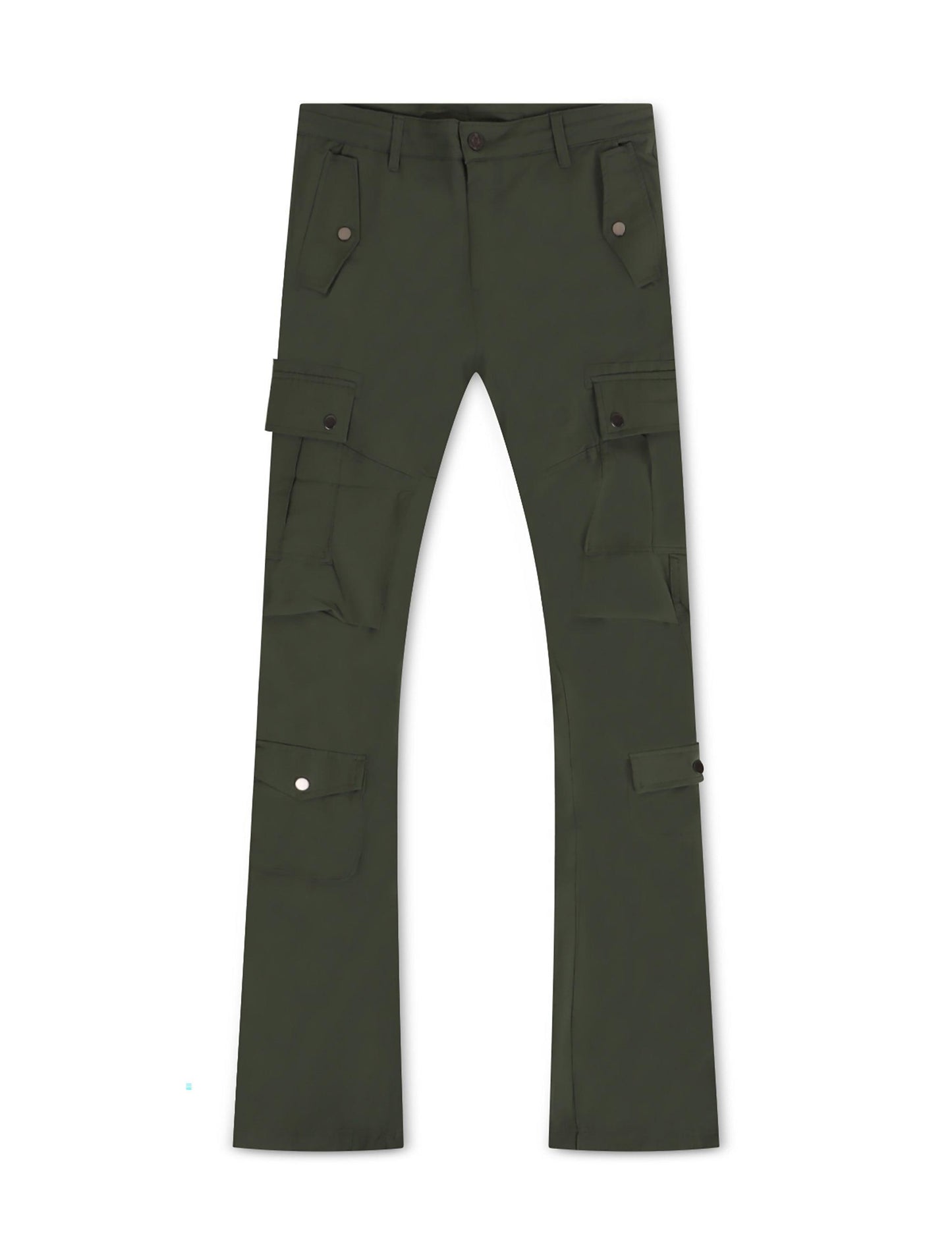 Jordan Craig Stacked Rodeo Polyester Cargo Pants - Olive