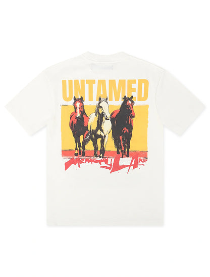 Memory Lane Untamed Tee - Antique White