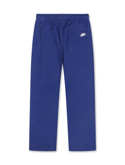 Nike Mens French Terry Open-Hem Pants - Deep Royal Blue