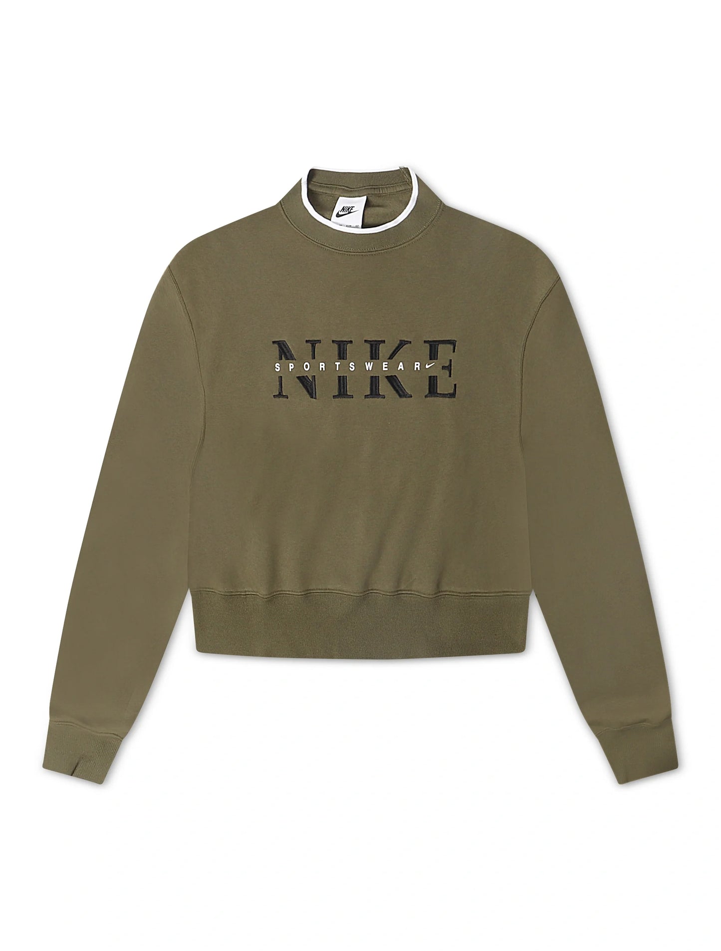 Nike Womens Phoenix Oversized Crewneck - Medium Olive