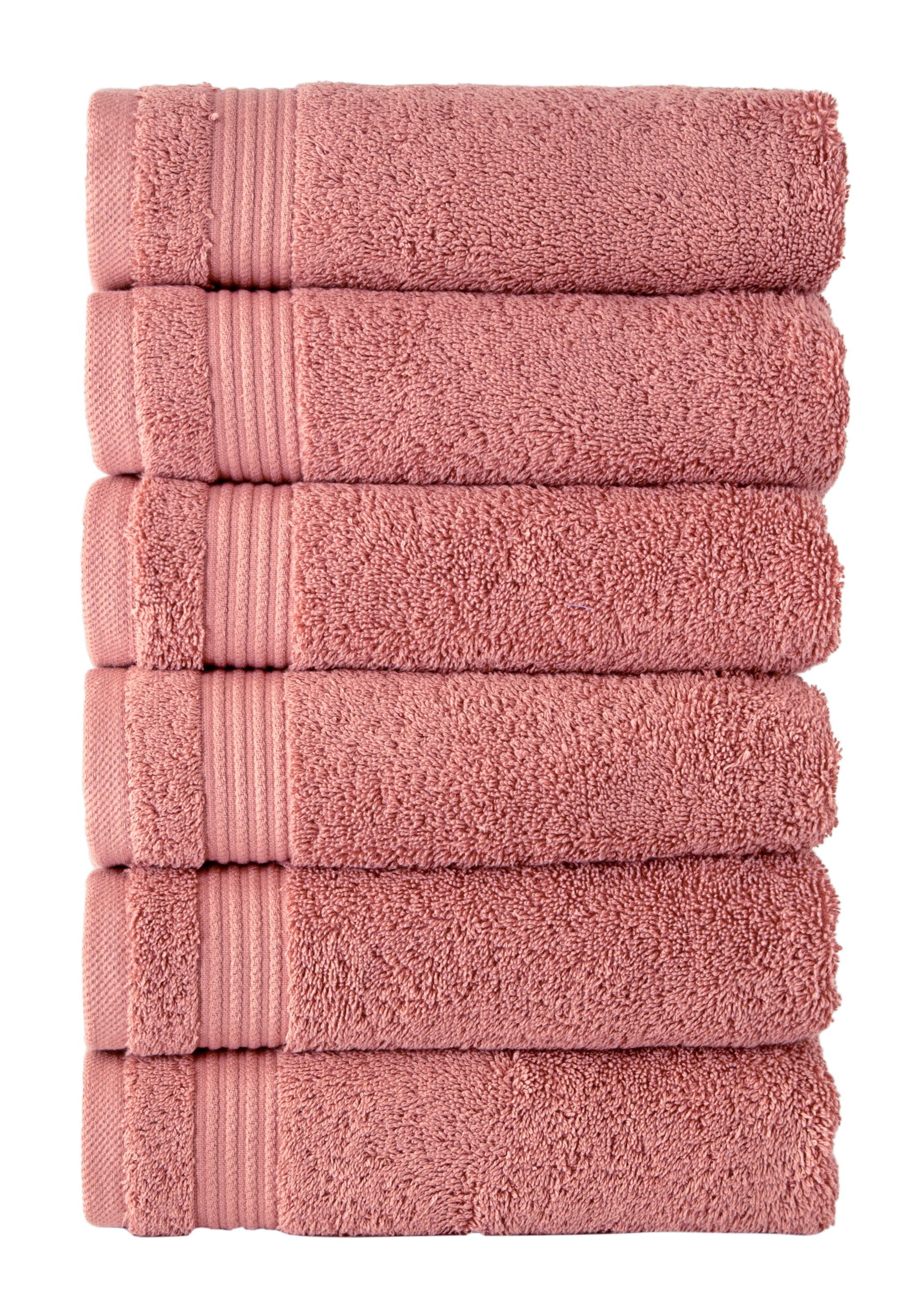 Amadeus Turkish Cotton Hand Towels - 6 Pieces - Classic Turkish Towels