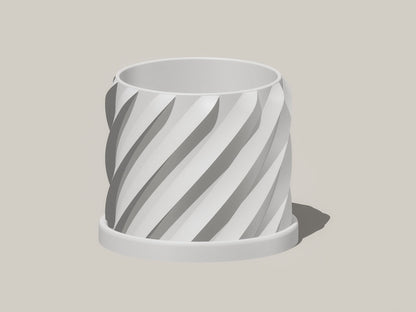 Thicc Spiral Plant Pot