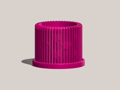 Modern Heart-Shaped Planter with Drainage & Saucer – Unique Valentine’s Day Gift for Plant Lovers, 3d Printed Planter Home Hosting Decor,