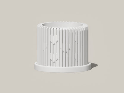 Modern Heart-Shaped Planter with Drainage & Saucer – Unique Valentine’s Day Gift for Plant Lovers, 3d Printed Planter Home Hosting Decor,