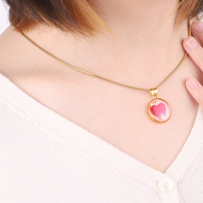 Mint & Lily Pressed Birth Flower Necklace