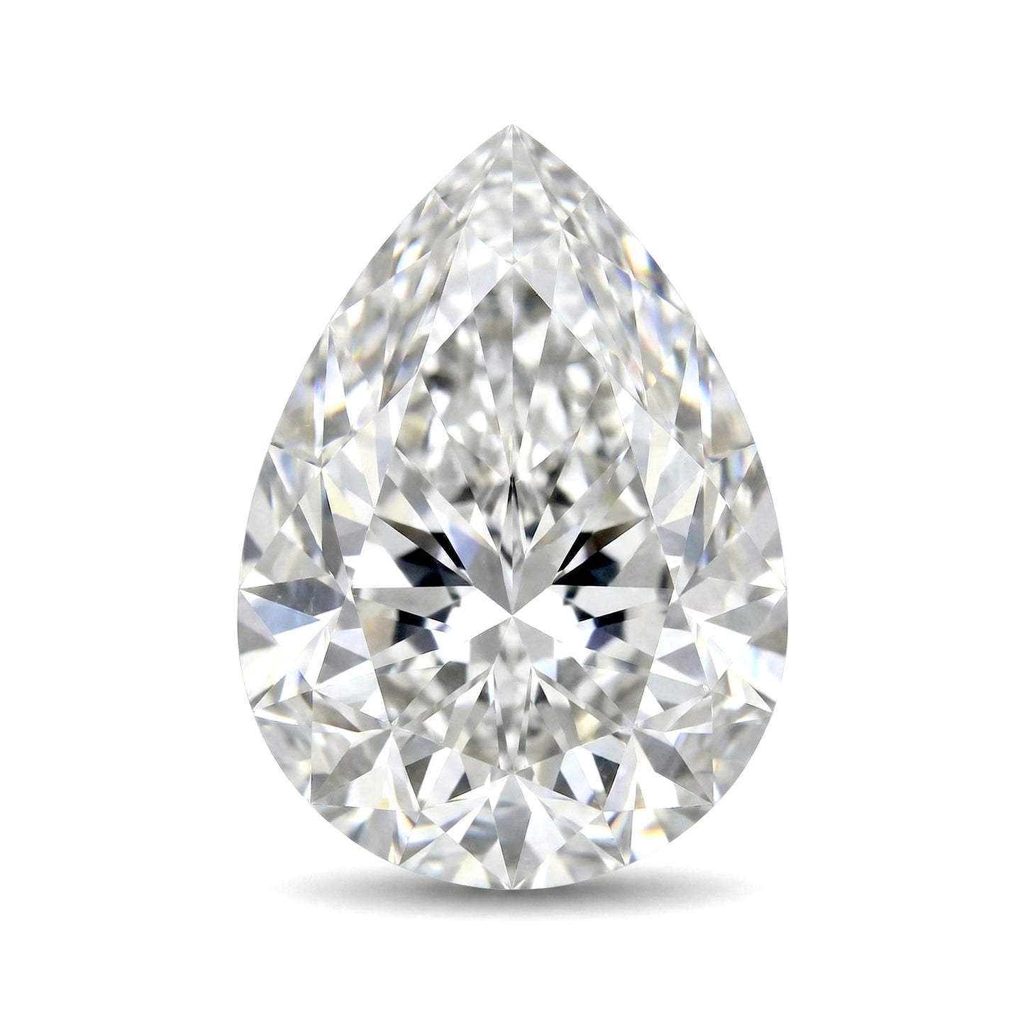 Pear Shaped Loose Lab Grown Diamond Stone VVS2 IGI Certified