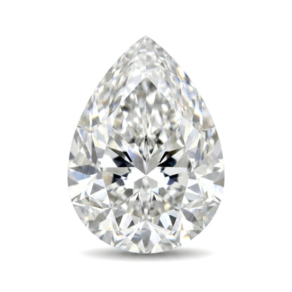 Pear Shaped Loose Lab Grown Diamond Stone VVS2 IGI Certified