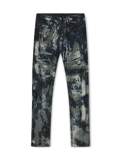 Kdnk Mens Vintage Skinny Jean - Olive