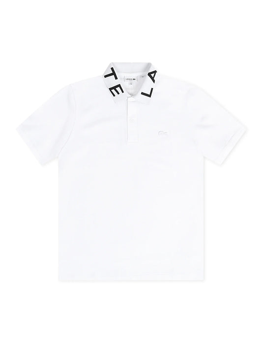 Lacoste Branded Polo - White