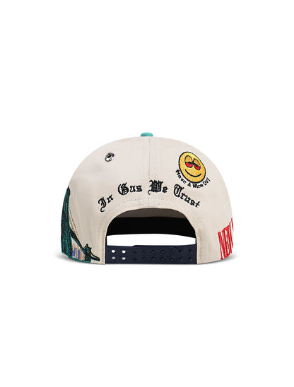 GasNYC Rotten Apple Hat - Cream/Navy