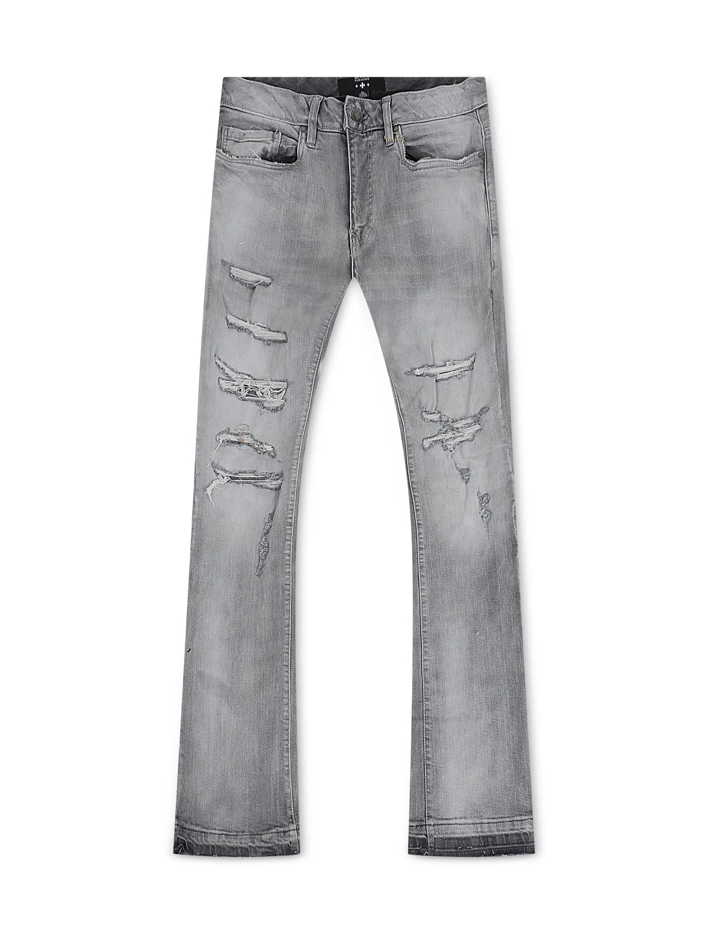 Jordan Craig Super Skinny Stacked Jean - Cement Wash