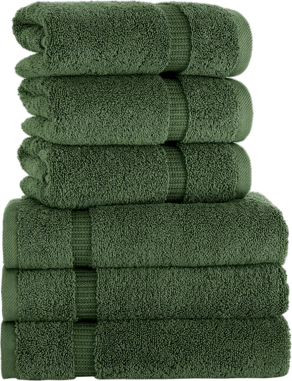 Villa Turkish Cotton Hand Towels - 6 Pieces - Classic Turkish Towels